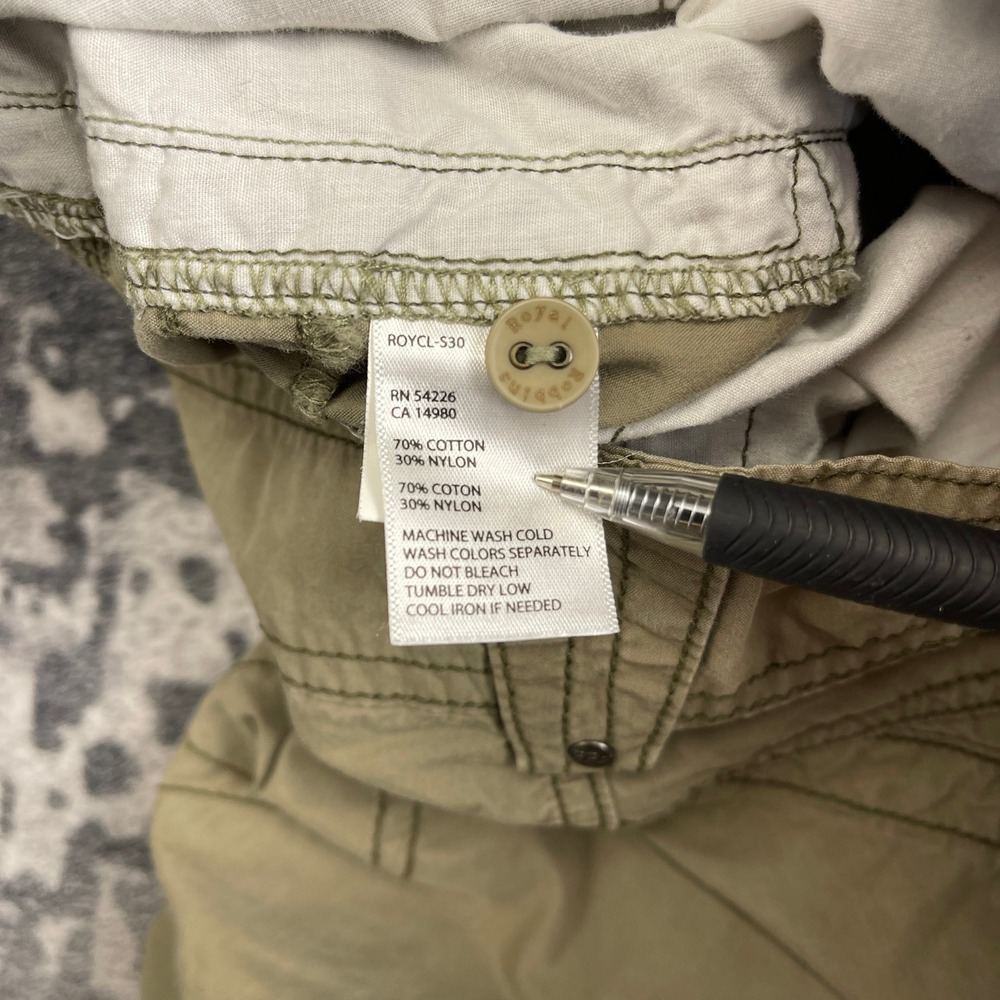 Royal Robbins Womens 10 Pants Solid Tan Relaxed Outdoor Hiking Gorpcore Utility - Picture 9 of 10